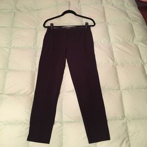 Trouve pleated slim ankle pants